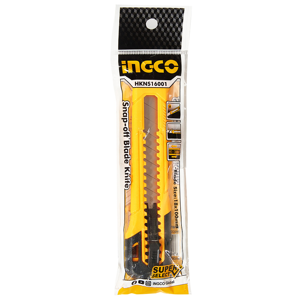 Купить Нож сегментный 18 мм INGCO Super Select