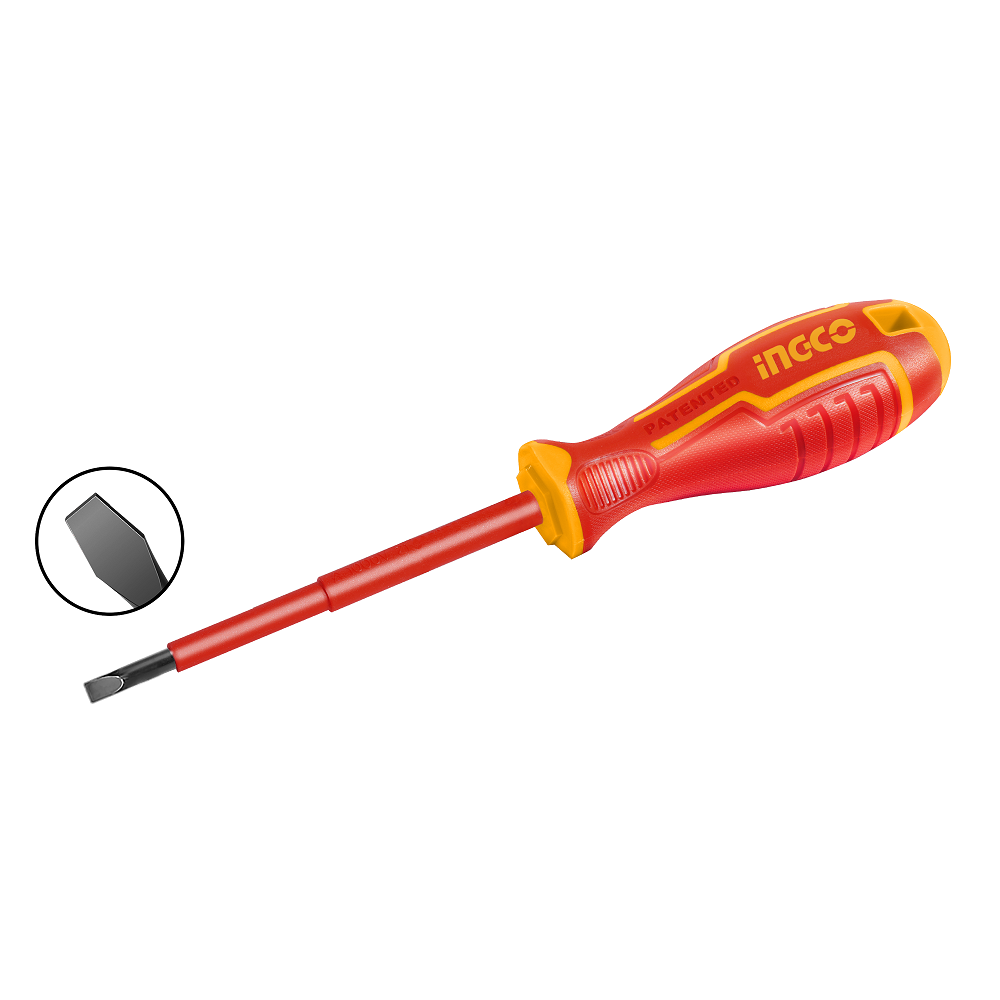 Купить Викрутка діелектрична VDE пласка 5,5х125 мм INGCO INDUSTRIAL
