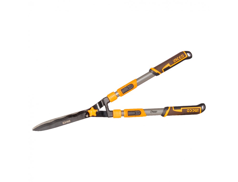 Ножиці для живоплоту телескопічні 730-880 мм сталь SK5 INGCO INDUSTRIAL