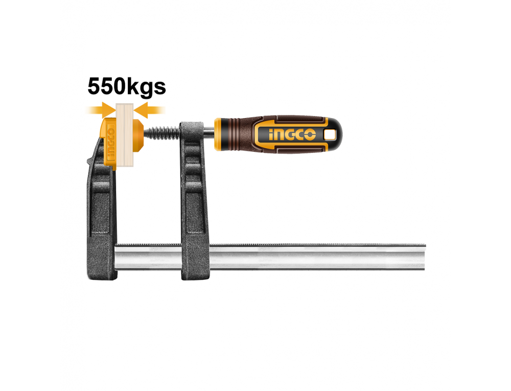 Струбцина столярна тип F 140х1200 мм INGCO INDUSTRIAL