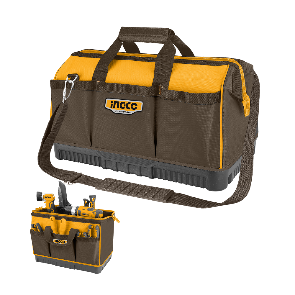Купить Сумка для інструментів 600×230×350 мм 17 кишень, пластикове дно INGCO INDUSTRIAL