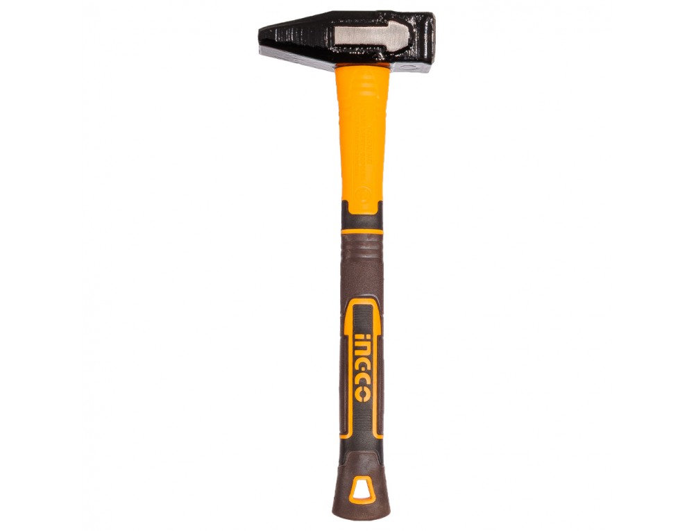 Молоток слюсарний фібергласове руківʼя 1500 г INGCO