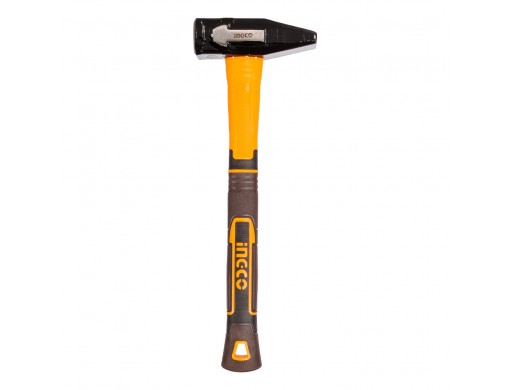 Молоток слюсарний фібергласове руківʼя 1500 г INGCO