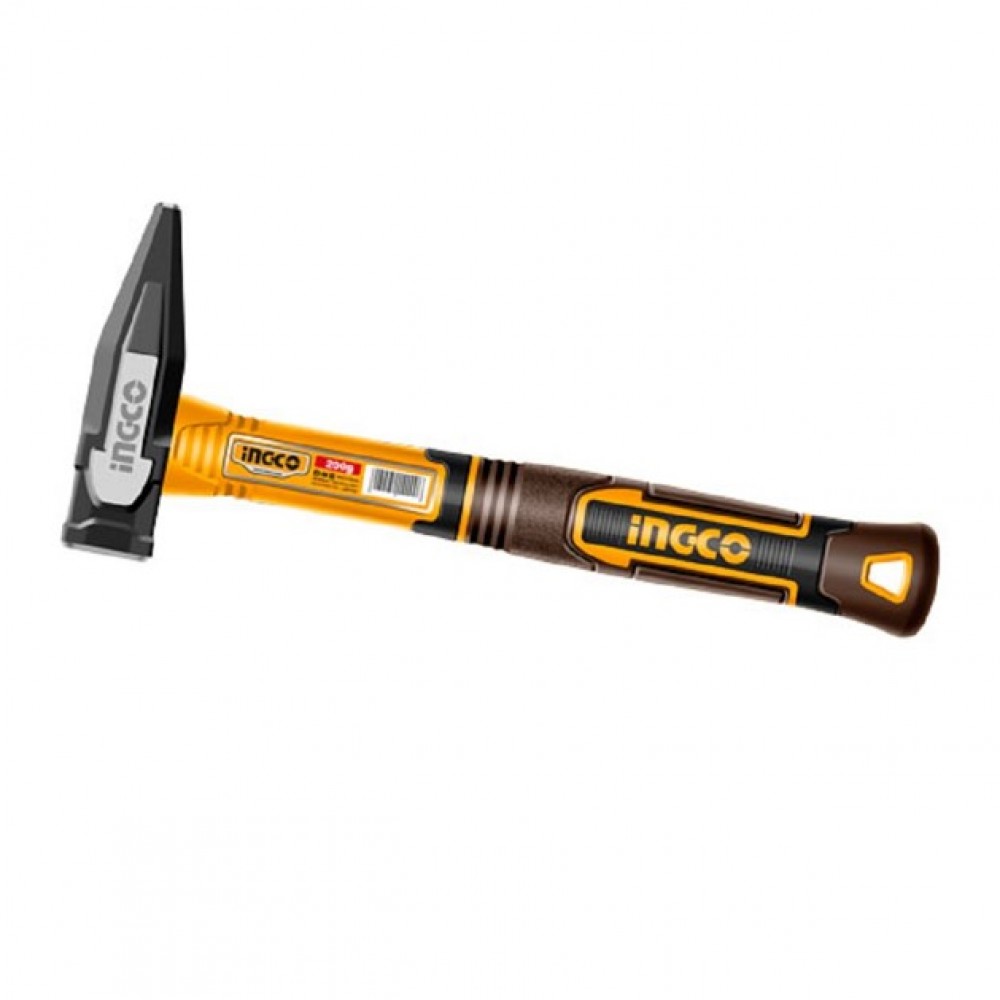 Купить Молоток слюсарний фібергласове руківʼя 200 г INGCO